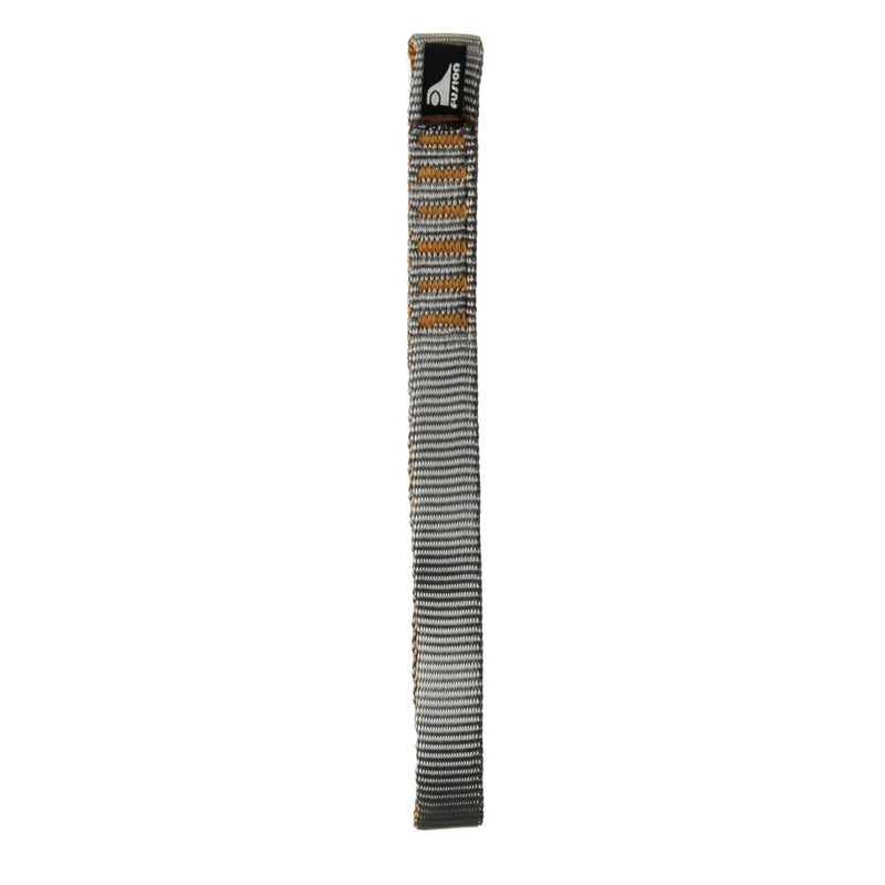 Fusion Climb ProGlide Quickdraw Runner - 5000 lbs Rated Stitched Loop Nylon Webbing 20cm x 1.7cm - Tan/Orange, 20cm - Image 1